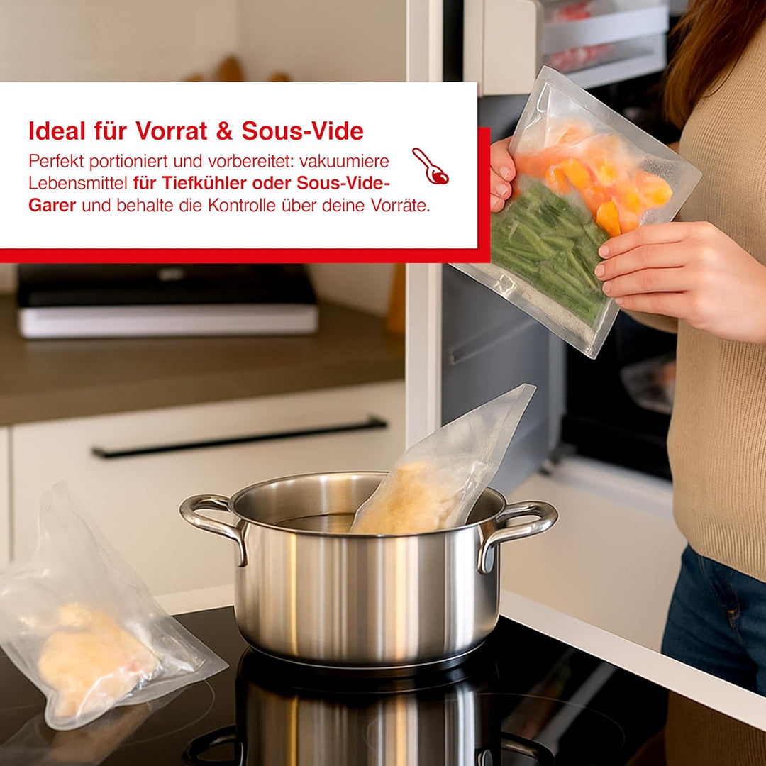Solis Vac Pro 569 Vakuumiergerät - Folienschweissgerät für Lebensmittel - Vakumierergerät für trocke