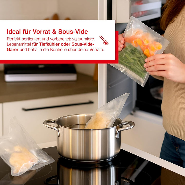 Solis Vac Pro 569 Vakuumiergerät - Folienschweissgerät für Lebensmittel - Vakumierergerät für trocke