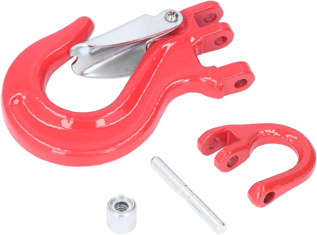 Yctze Schlupfhaken Kranhaken Abschlepphaken Seilwinde Anhänger Gabelkopf Haken Rot 2T Loading 80 Sta