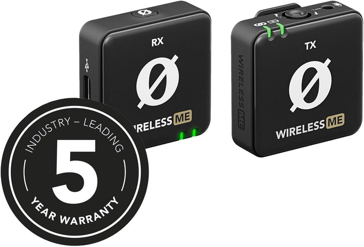 Rode Wireless ME Drahtlos Mikrofon-System + Interview GO Handadapter + keepdrum Windschutz WiME + In