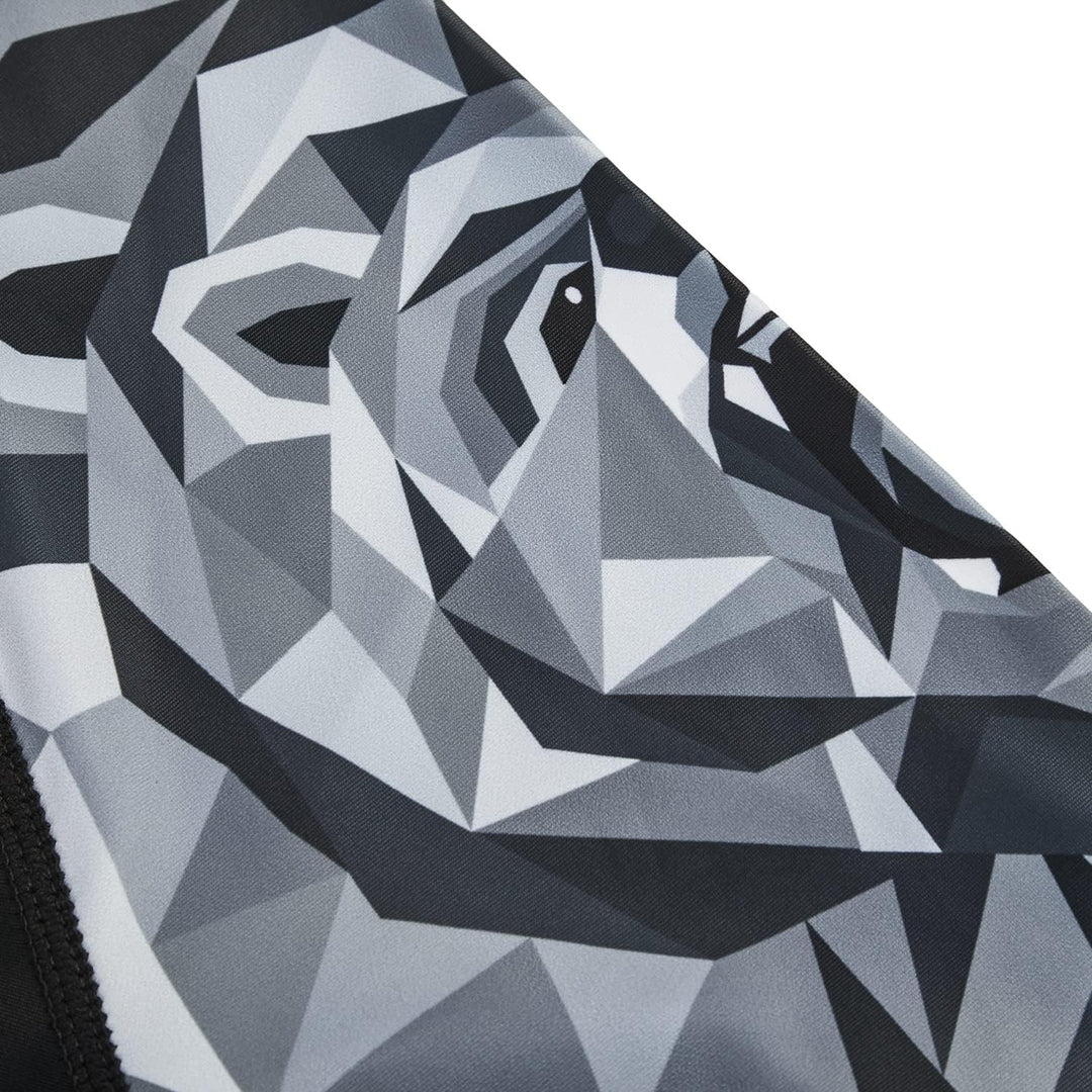 HUGE SPORTS Herren Kurzarm Splice Skins Rashguard Shirt Schwimmshirt Rash Vest für Schwimmen Surfen