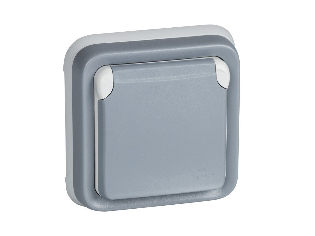 Legrand, 191512 Plexo - Wandstecker, wasserdichter Unterputzstecker aus der Plexo-Reihe, externer St