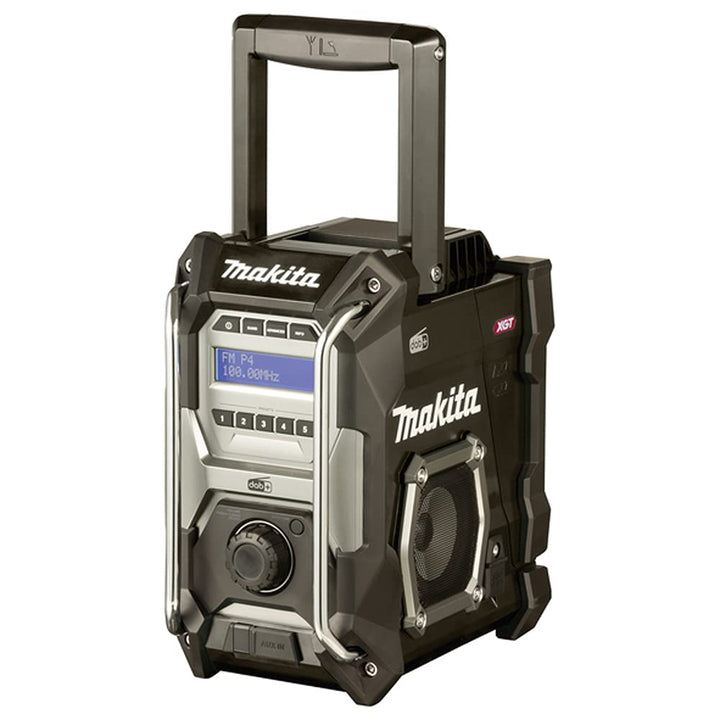 Makita MR003GZ01 Baustellen-Radio, 12 V, max. 40 V Li-Ionen-Akku, CXT/LXT/XGT DAB/DAB+, Akku und Lad