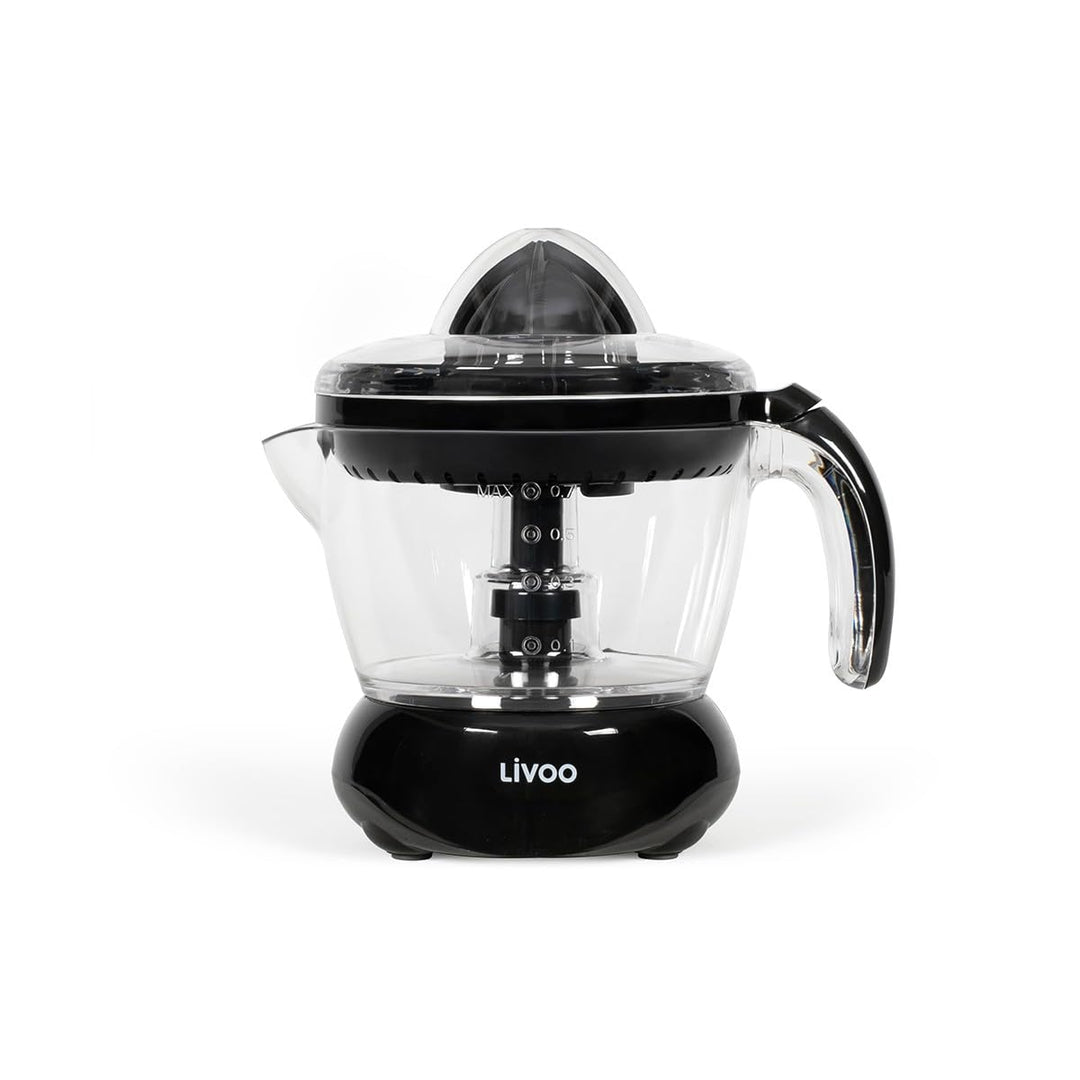 Livoo - Elektrische Zitruspresse DOD131N, Schwarz, Schwarz