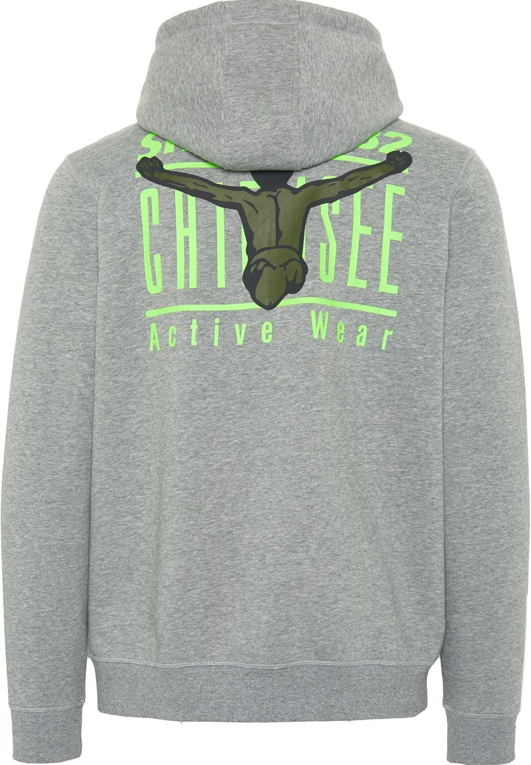 CHIEMSEE Sweatjacke mit Kapuze und Jumper-Motiven S Neutr. Gray, S Neutr. Gray