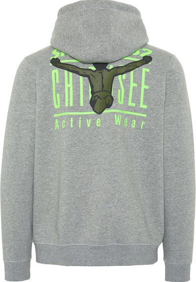 CHIEMSEE Sweatjacke mit Kapuze und Jumper-Motiven S Neutr. Gray, S Neutr. Gray