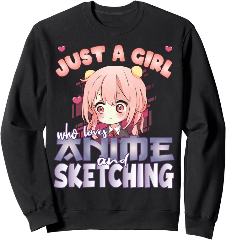 Anime Merch Anime und Skatching Manga Sweatshirt