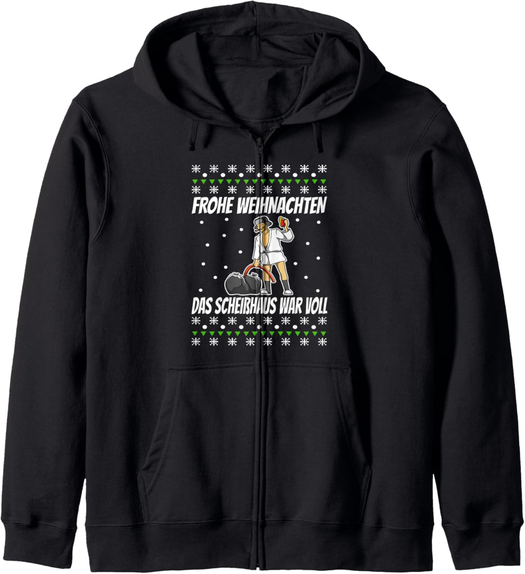 Frohe Weihnachten das Scheisshaus war voll Kapuzenjacke