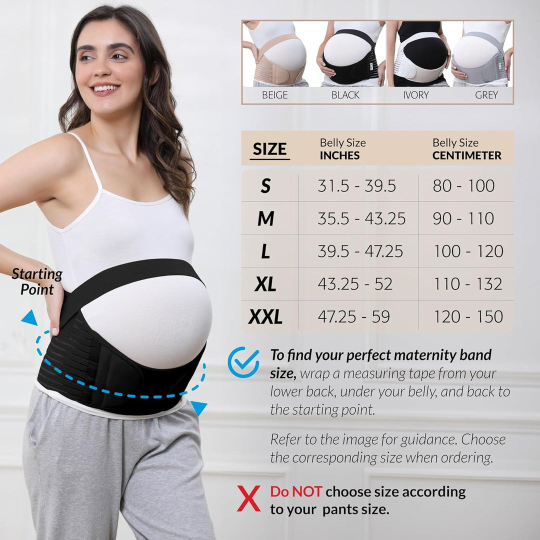 NEOtech Care - Bauchgurt für die Schwangerschaft - stützt Taille, Rücken &amp; Bauch - Schwangerschaftsg