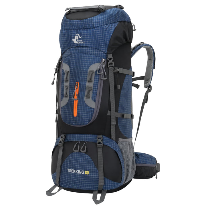 Bseash 80L Wasserdichter Wanderrucksack mit Regenschutz, leichter Outdoor-Sport, Reisen, Tagesrucksa