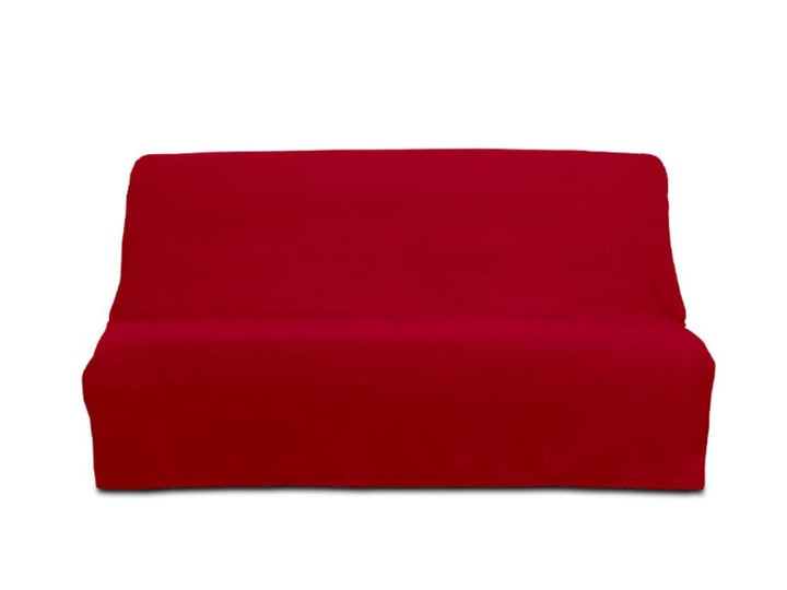 Soleil d'ocre Bezug Bettcouch Baumwolle Panama rot, Rot