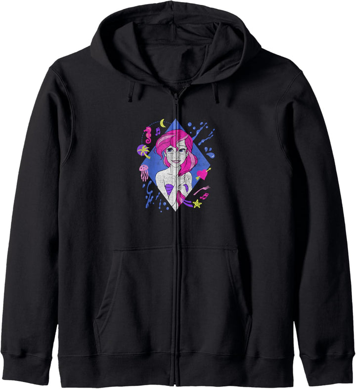 Disney The Little Mermaid Retro Ariel Kapuzenjacke