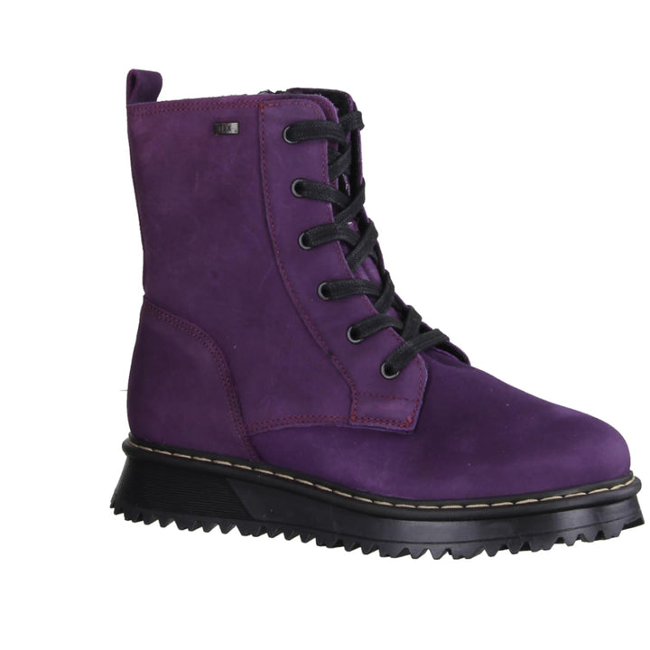 Däumling Mädchen Rudi Stiefelette 31 EU Country Aubergine, 31 EU Country Aubergine