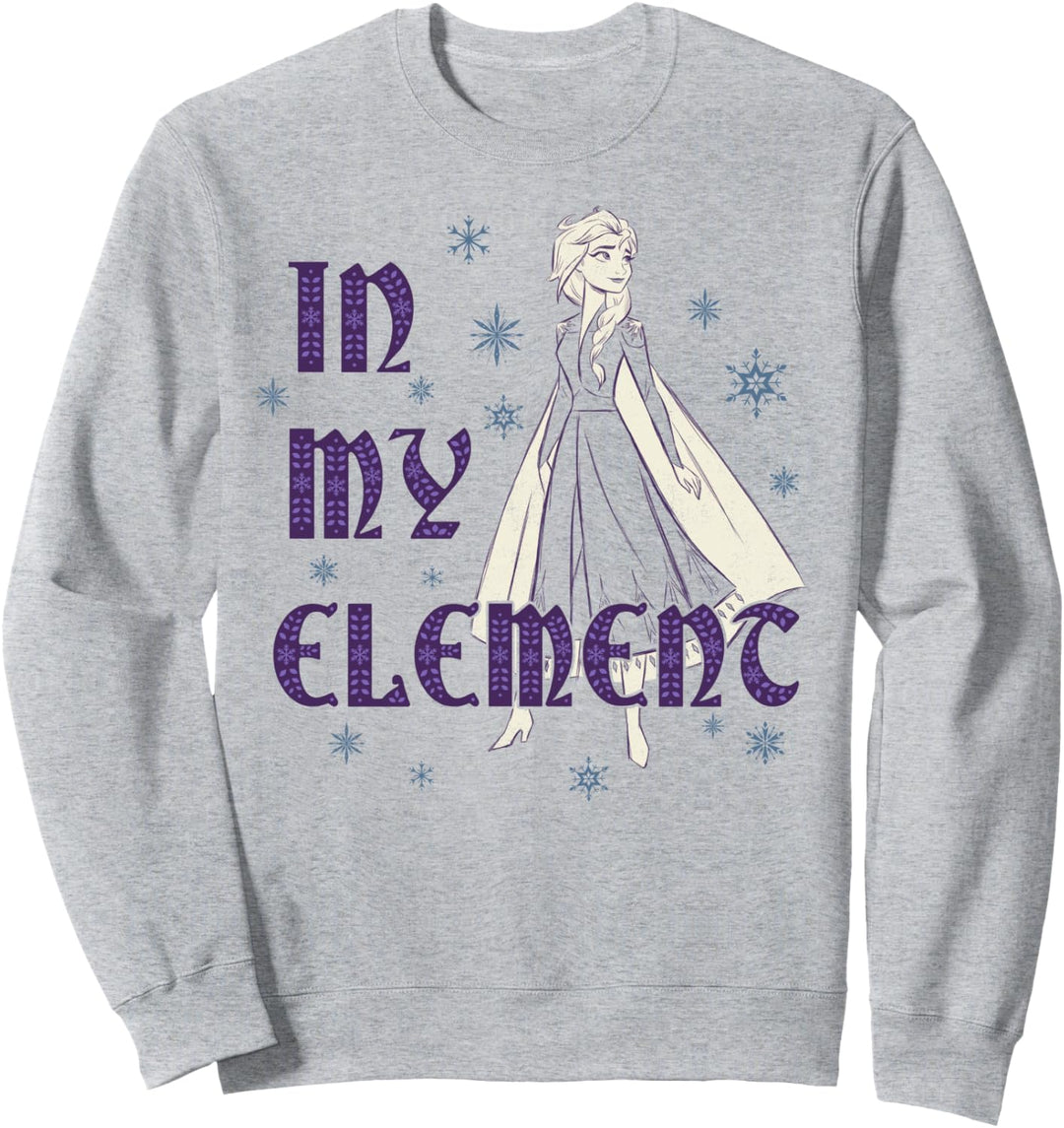 Disney Frozen 2 Elsa In My Element Portrait Sweatshirt