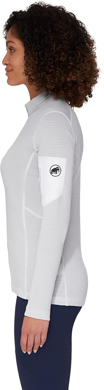 Mammut Damen Aenergy Light Half Midlayer Pullover L White/Highway, L White/Highway