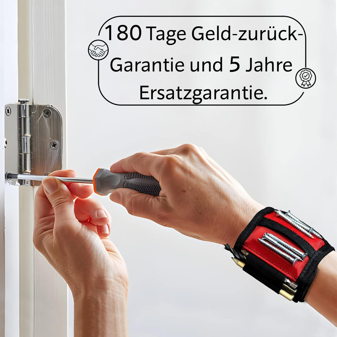 Geschenke für Männer, Magnetarmband Handwerker 2024 inkl. Magnetstab und Bleistift zum Halten von Sc