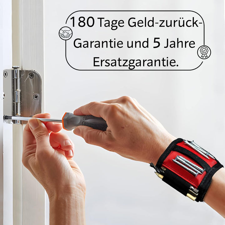 Geschenke für Männer, Magnetarmband Handwerker 2024 inkl. Magnetstab und Bleistift zum Halten von Sc