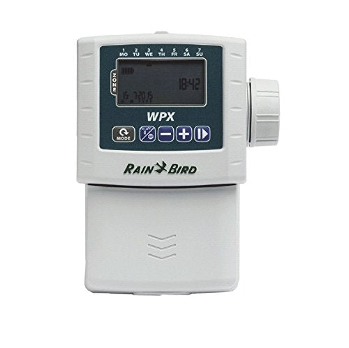 RainBird Beregnungscomputer, Steuergerät Typ WPX1 - 1 Station, 9 V Batteriebertrieb, grau, 14 x 8.5