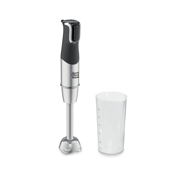 Jamie Oliver by Tefal Stabmixer, Edelstahlklingen, 1200 Watt, Mixerfuss spülmaschinengeeignet, Multi