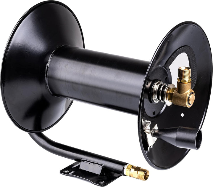 Hochdruck-Schlauchtrommel 210 bar mit 15 m Hochdruckschlauch DN8 250 bar, Schwarz, kompatibel mit Kä