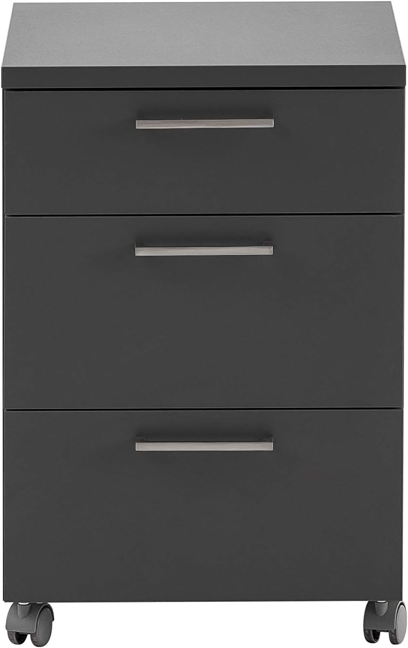 Rollcontainer Denver, 145731, Anthrazit, ca. 41 x 49,6 x 60,1 cm Anthrazit ca. 41,2 x 49,6 x 60,1 cm