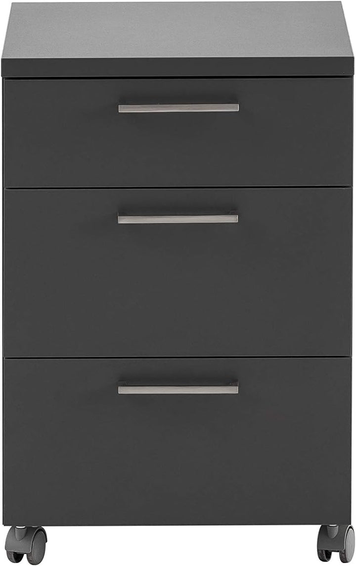 Rollcontainer Denver, 145731, Anthrazit, ca. 41 x 49,6 x 60,1 cm Anthrazit ca. 41,2 x 49,6 x 60,1 cm