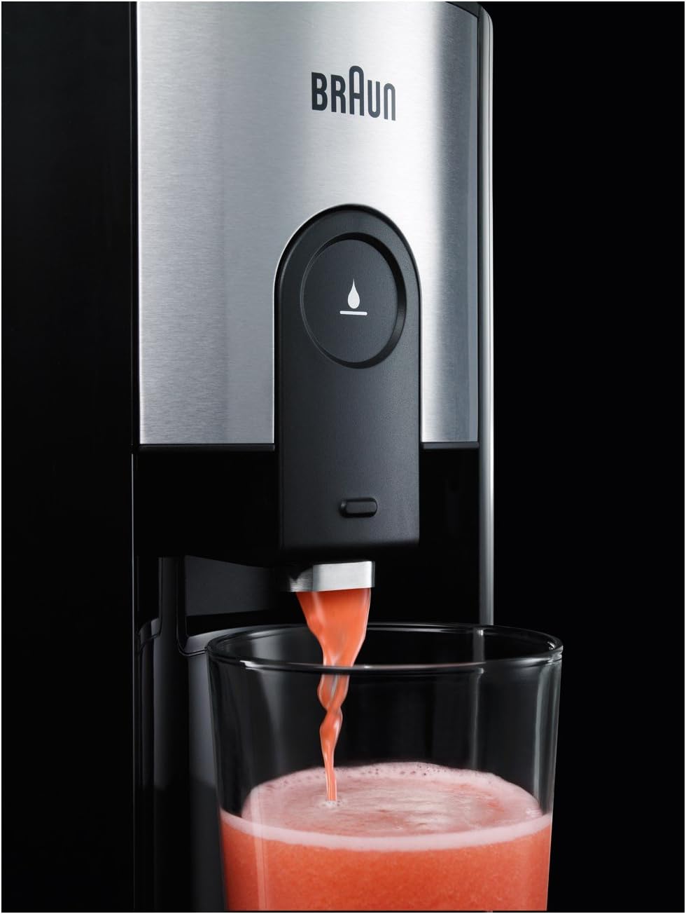 Braun Household Multiquick 5 Entsafter J500 900 Watt Single Schwarz, 900 Watt Single Schwarz