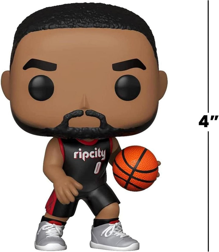 Funko POP! NBA: Blazers - Damian Lillard - (White Jersey) - Vinyl-Sammelfigur - Geschenkidee - Offiz