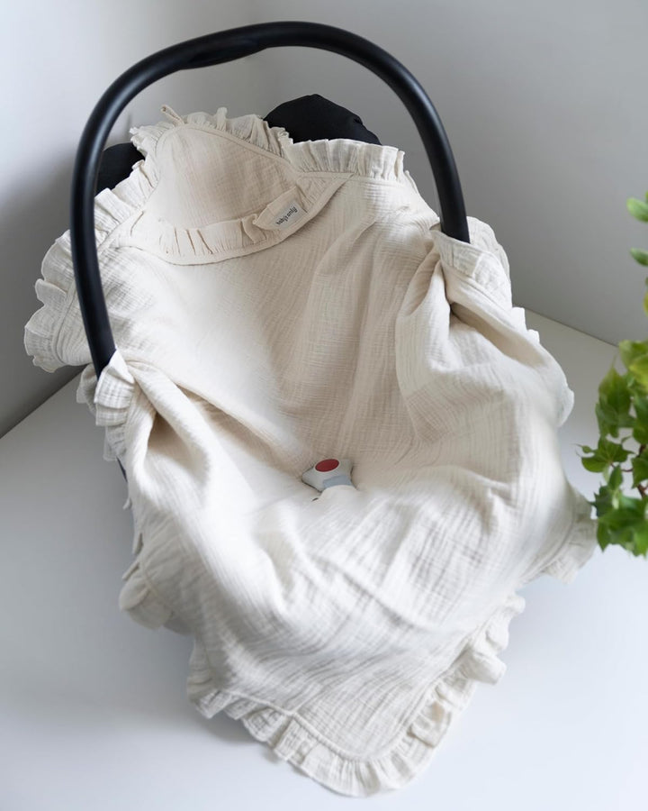 Baby's Only - Baby Kapuzendecke Calm - Einschlagdecke Babyschale - Maxi Cosi Decke - für 5-Punkt-Gur