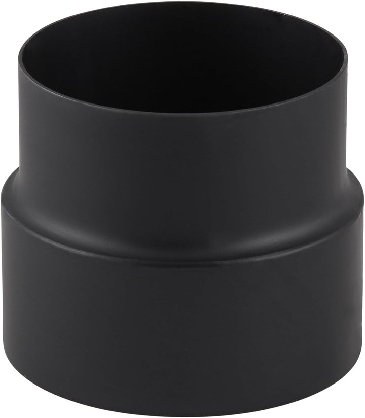 Ofenrohr Kaminrohr Bogen Abgasrohr Rauchrohr Rosette Wandfutter Ø DN 150 mm 2 mm Stahlrohr schwarz (