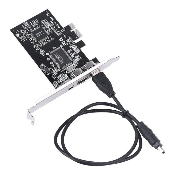 PCI-E-Controllerkarte, 1-spurige PCI-E PCI Express FireWire 1394a IEEE 1394-Controllerkarte 2,5 Gbit