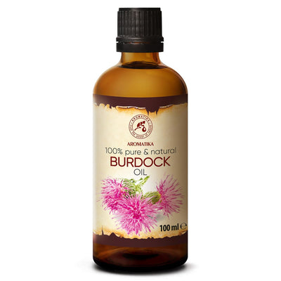 Klettenwurzel Öl 100ml - Rein Klettenwurzelöl - Arctium Lappa Wurzel - Klettenöl - Bestes Kuröl und