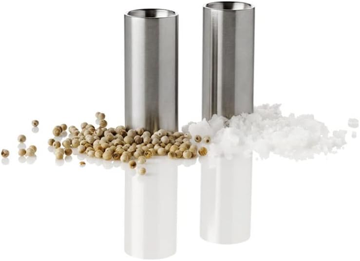 Stelton Salz & Pfefferstreuer aus Edelstahl, designed von Arne Jacobsen, desgn-familie: cylinda line