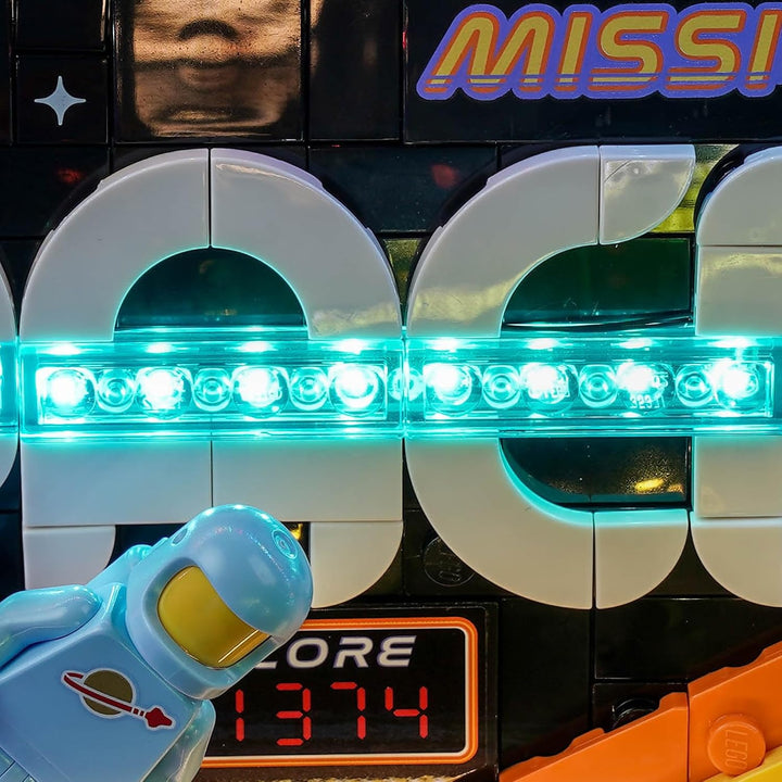 Fernbedienung Licht-Kit Kompatibel mit Lego 11374 Arcade Pinball Machine | Nur Lichtset, Modell Nich