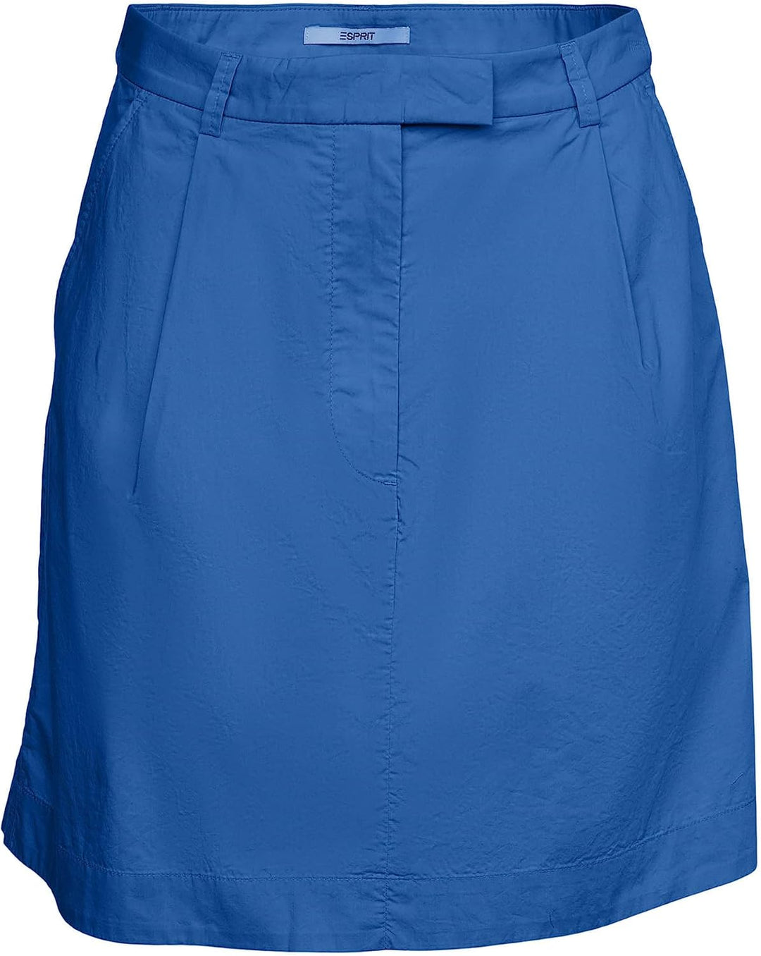ESPRIT Minirock aus Webstoff, 100% Baumwolle 34 410/Bright Blue, 34 410/Bright Blue