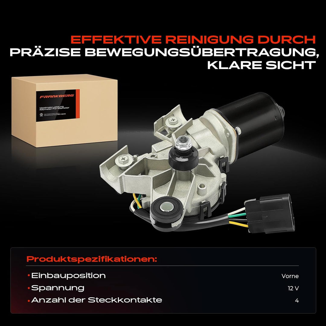 Frankberg 1x Wischermotor Scheibenwischermotor Vorne Kompatibel mit Cruze J305 1.4L-2.0L 2011-2016 C