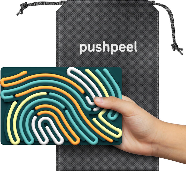 Pushpeel Sensorisches Aktivitätsbrett: Silikon-Spielzeug zur Beruhigung, Stress, Angst, ADHS und Aut
