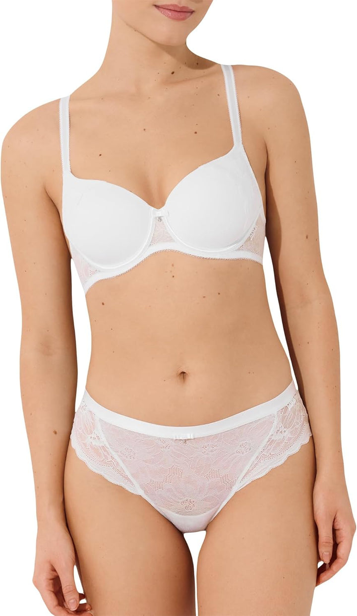 Lisca Damen Evelyn Softschalen-BH 20228, Weiss 70E