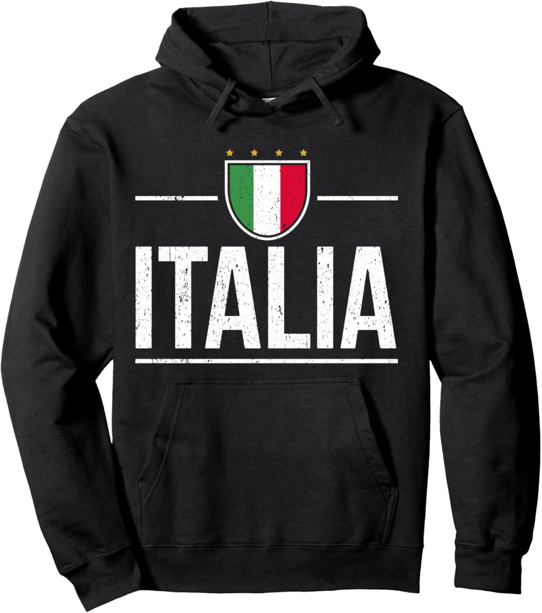 ITALIA 2021 Italienische Flagge Fussball Italien Fan Pullover Hoodie