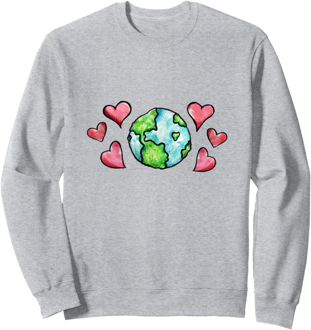 Earth Day hearts Sweatshirt