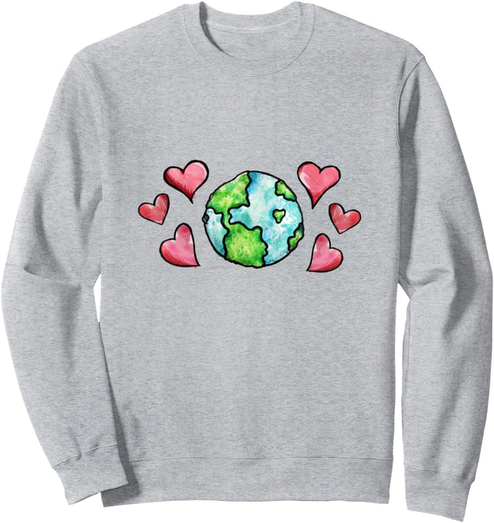 Earth Day hearts Sweatshirt