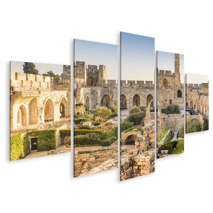 islandburner Bild auf Leinwand Jerusalem Israel Im Tower Of David Bilder Wandbilder Poster Leinwand