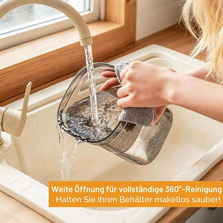 Kaffeedose Set, 800ml+800ml+1800ml, mit magnetischem Löffel UV-Schutz doppelte Dichtung breite Öffnu