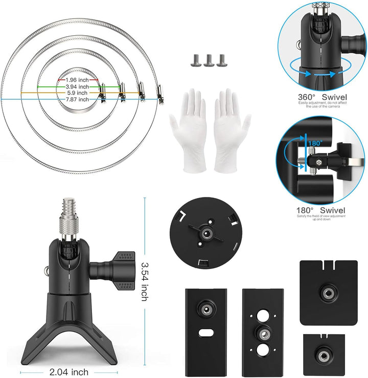Kamera Halterung für Ring Aussenkamera &amp; Innenkamera, Masthalterung für Ring Stick Up Cam/Pro, Pole