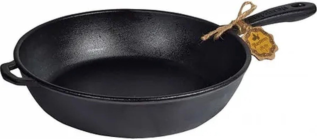 Gusseisen Sauteuse Ø28 cm – Multifunktionale Bratpfanne & Schmorpfanne – Induktionsgeeignet – PFAS-f