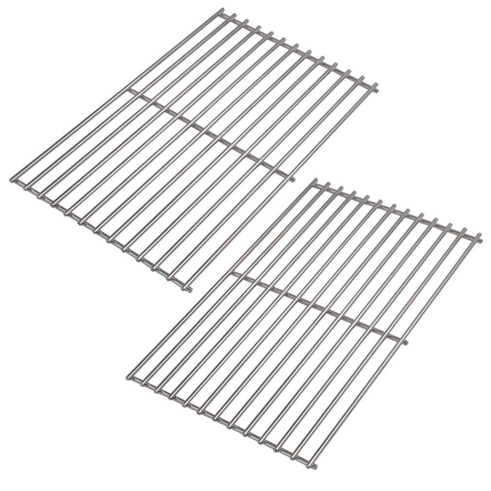 Onlyfire Ersatz BBQ Edelstahl Koch Grillgitter Grillrost 41,7x27,7cm, 6mm Dicke, passt für Tepro Tor