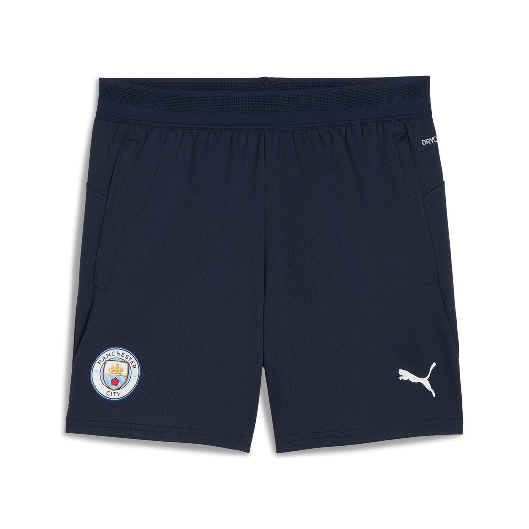 Puma Manchester City FC Kinder Trainingshorts mit Tasche 25/26 152 Deep Navy, 152 Deep Navy