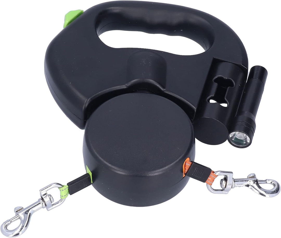 Nimomo Hundeleine, Automatische Leinen Hundeleine Einziehbare Doppel-Hundeleine Dog Lead Pet Leash 1
