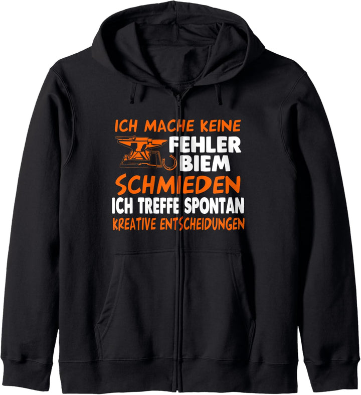 Hufschmied Hufschmiede Amboss Schmied Schmiede Kapuzenjacke