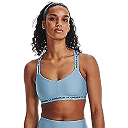 Under Armour Damen Ua Crossback Low Sports BH T-Shirt L Bunt